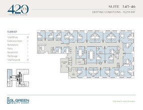 420 Lexington Ave, New York, NY à louer Plan d’étage- Image 1 de 1