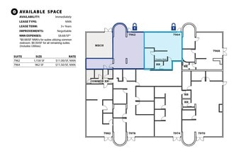 7962-7982 W Fairview Ave, Boise, ID for lease Floor Plan- Image 1 of 1