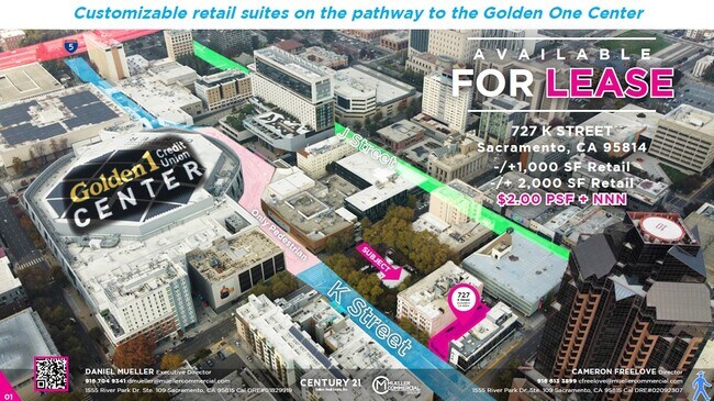 More details for 725-727 K St, Sacramento, CA - Retail for Lease