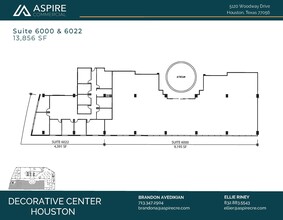 5120 Woodway Dr, Houston, TX à louer Plan d’étage- Image 2 de 7