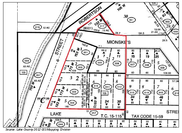 173 W Main St, Lake Zurich, IL à vendre - Plan cadastral - Image 2 de 4