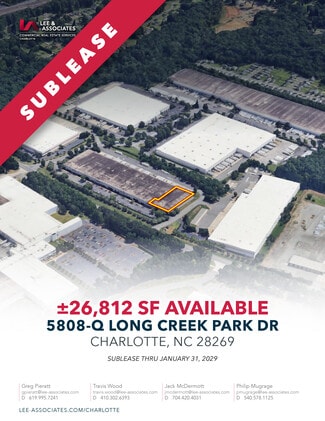 More details for 5808 Long Creek Park Dr, Charlotte, NC - Industrial for Lease