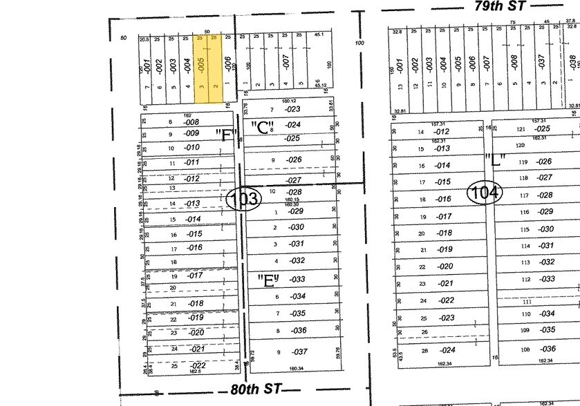 211-213 E 79th St, Chicago, IL à louer - Plan cadastral - Image 2 de 13