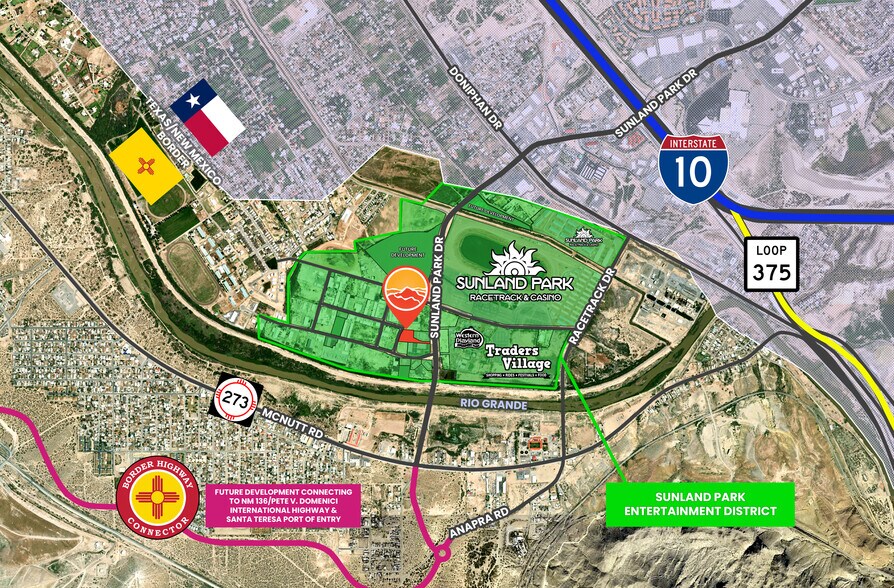 170 Trifecta Dr, Sunland Park, NM à vendre - Photo du bâtiment - Image 3 de 5