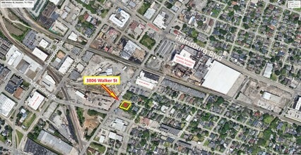 3810 Walker St, Houston, TX - AÉRIEN  Vue de la carte