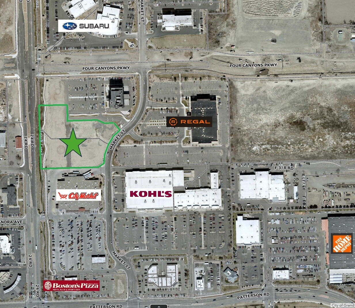 641, 643, 645 Market St, Grand Junction, CO à vendre Aérien- Image 1 de 1