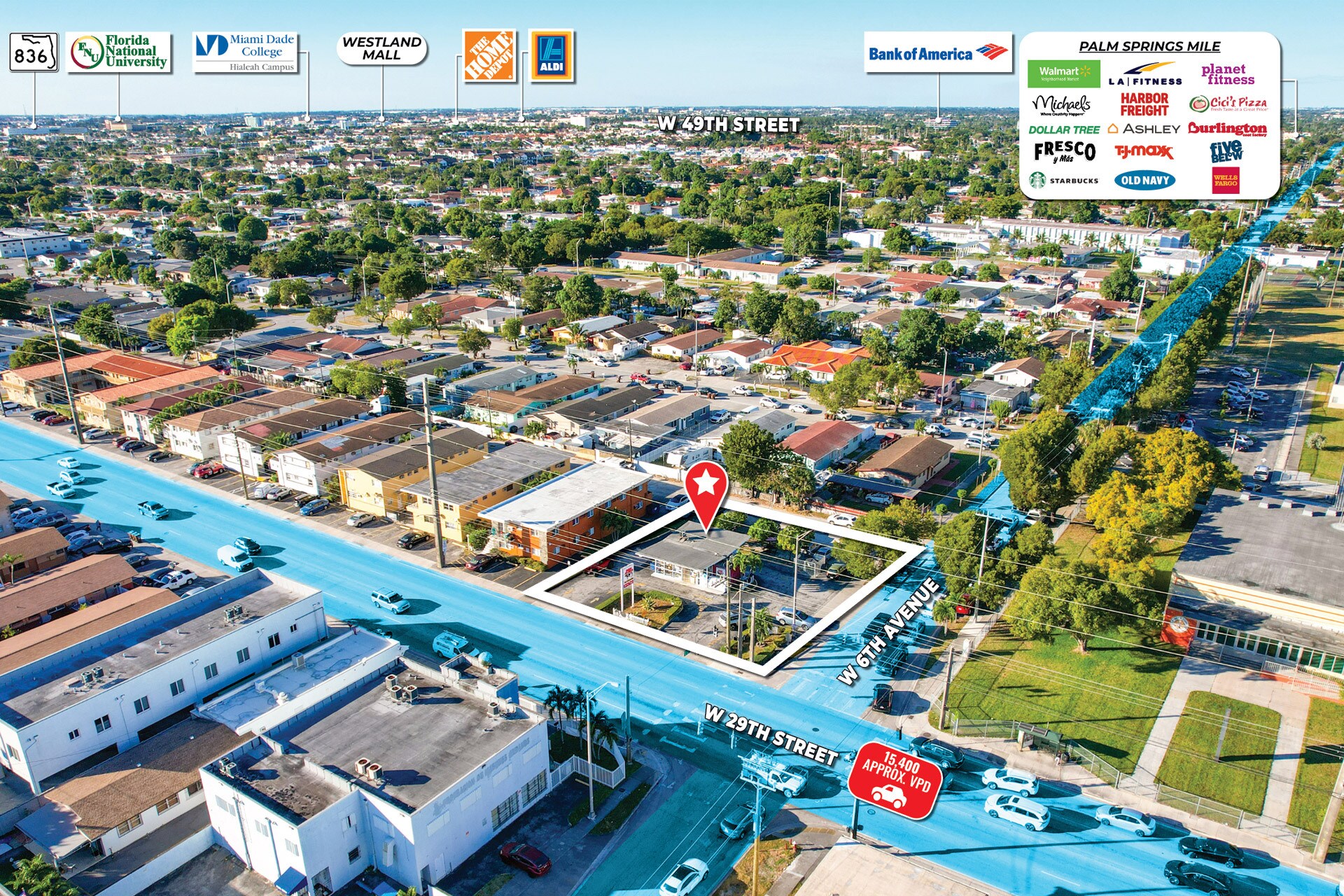 605 W 29th St, Hialeah, FL à vendre Photo du bâtiment- Image 1 de 7