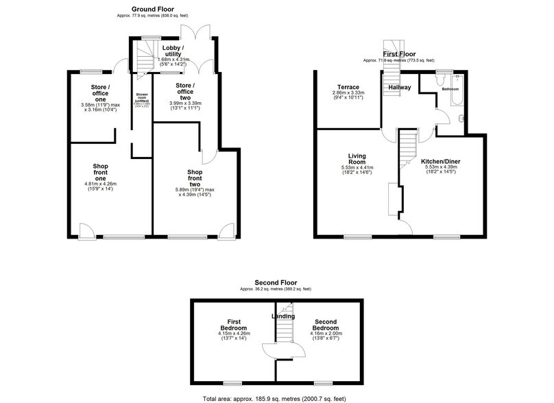 5 & 6 Market St, Harwich à vendre - Plan d’étage - Image 2 de 22