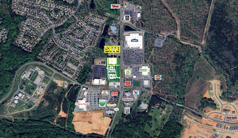3012 S Providence Rd, Waxhaw, NC à louer - Aérien - Image 2 de 3