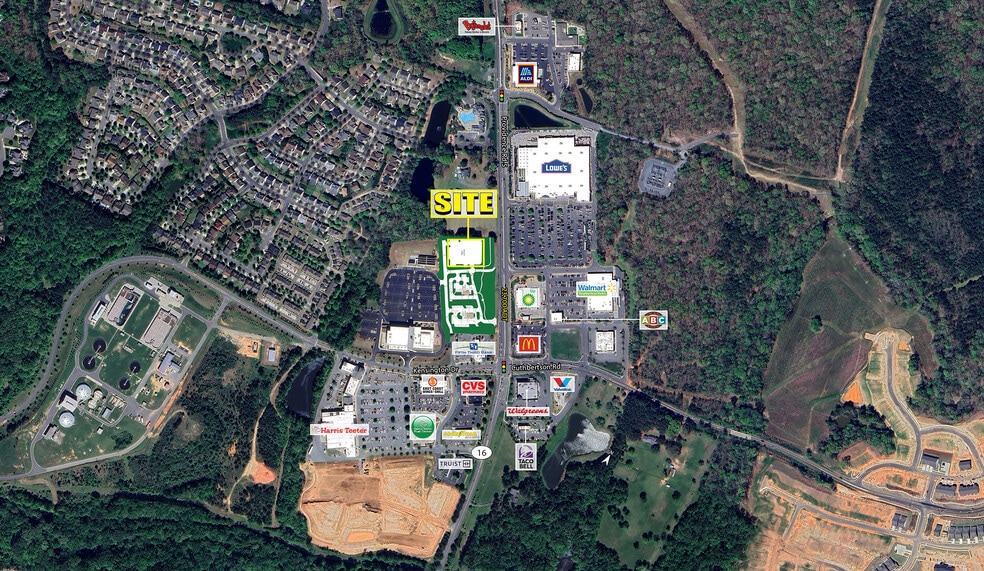 3012 S Providence Rd, Waxhaw, NC à louer - Aérien - Image 2 de 3