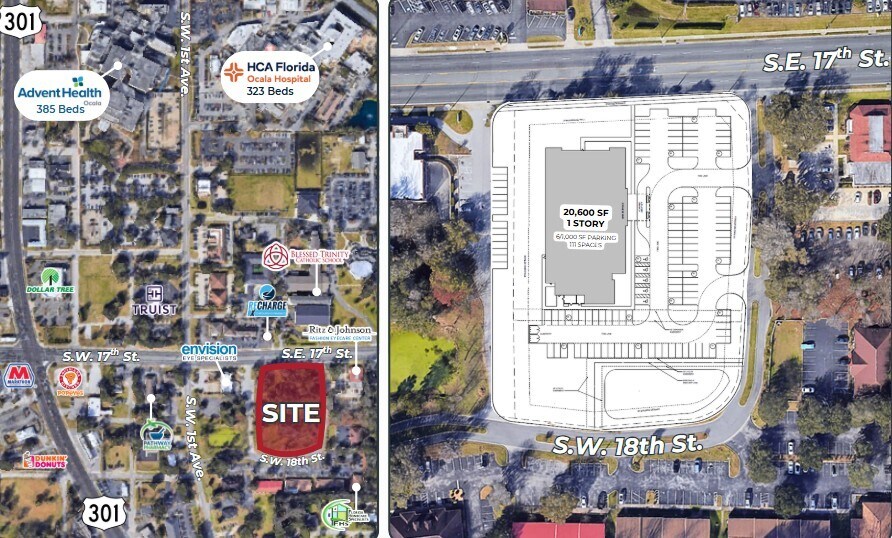 0 S.E. 17th Street, Ocala, FL à louer Plan de site- Image 1 de 3