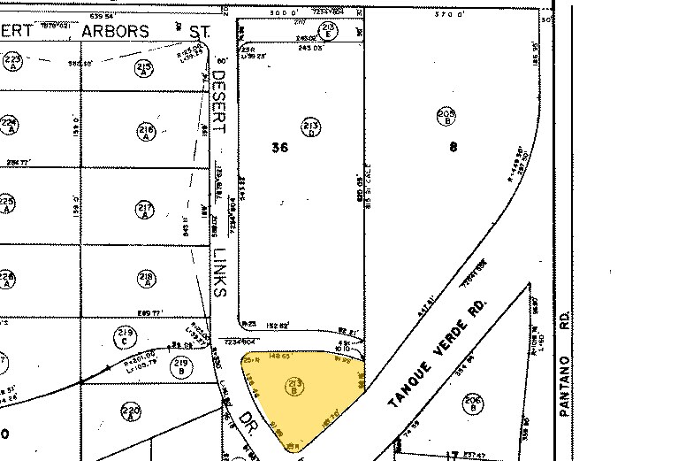 2478 N Desert Links Dr, Tucson, AZ à vendre - Plan cadastral - Image 3 de 7