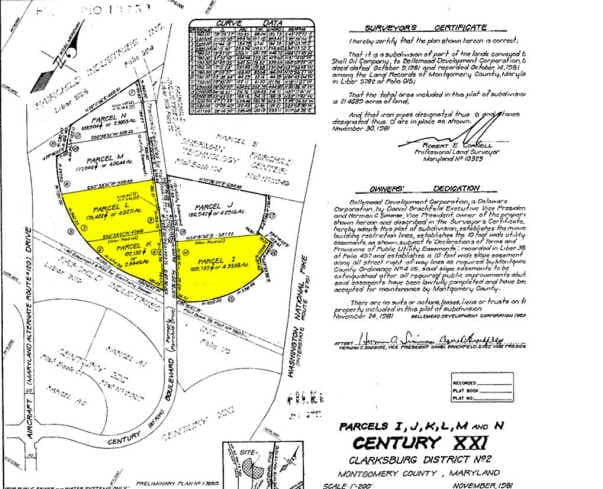 20250 Century Blvd, Germantown, MD à vendre - Plan cadastral - Image 2 de 11