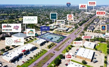 2150 S Mason Rd, Katy, TX - AERIAL  map view - Image1