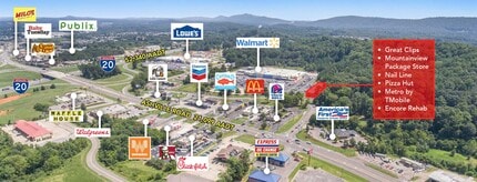 8525 Whitfield Ave, Leeds, AL - Aérien  Vue de la carte