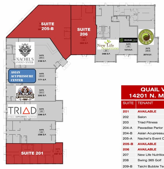 14201 N May Ave, Oklahoma City, OK à louer - Plan d’étage - Image 2 de 2