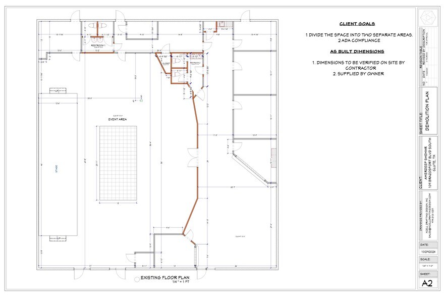 109 Brazosport Blvd N, Clute, TX à louer - Plan d’étage - Image 2 de 2