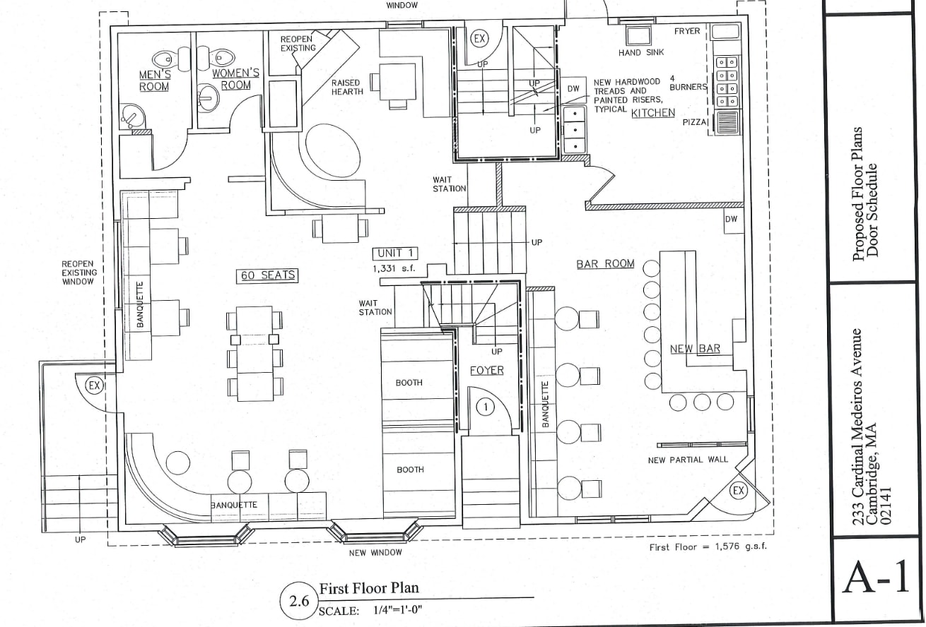 231-233 Cardinal Medeiros Ave, Cambridge, MA 02141 - Unité 5 - - Plan d’étage - Image 1 of 1