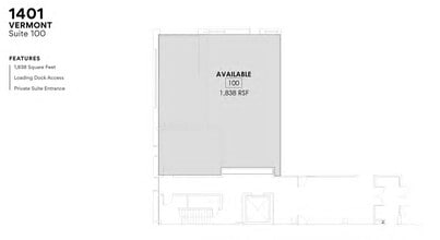 1401-1413 Vermont St, Detroit, MI for lease Floor Plan- Image 2 of 5