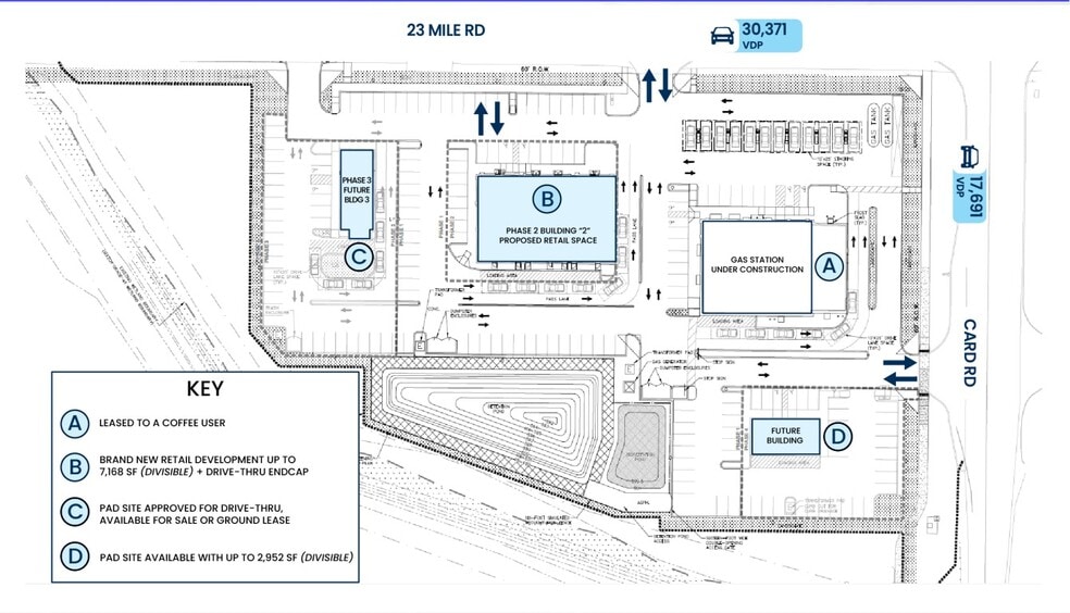 50857 Card Rd, Macomb, MI for lease - Building Photo - Image 1 of 8