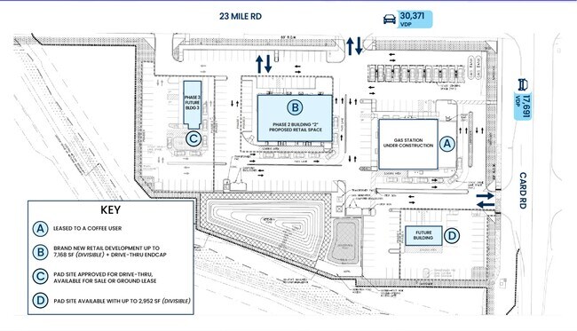 More details for 50857 Card Rd, Macomb, MI - Office/Retail, Retail for Lease