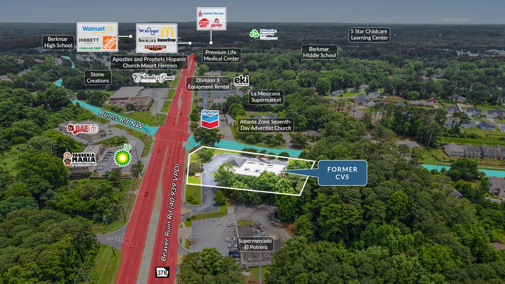 815 Beaver Ruin Rd NW, Lilburn, GA à vendre - Photo du bâtiment - Image 3 de 6