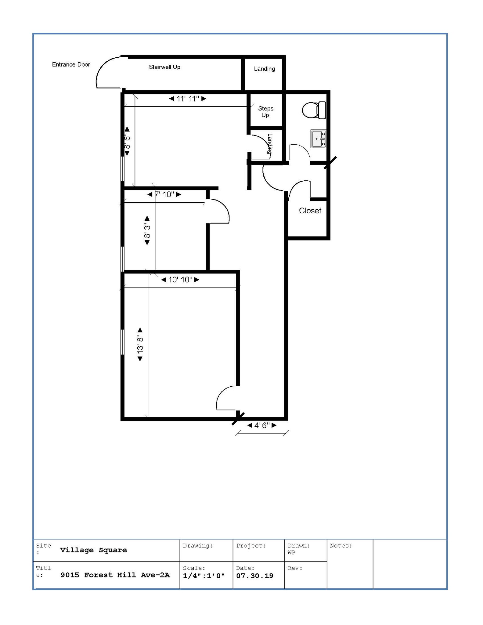 9015 Forest Hill Ave, Richmond, VA à louer Plan d’étage- Image 1 de 6