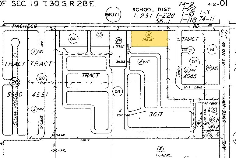 331 Pacheco Rd, Bakersfield, CA à vendre - Plan cadastral - Image 2 de 46