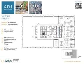 401 N Michigan Ave, Chicago, IL for lease Floor Plan- Image 1 of 1