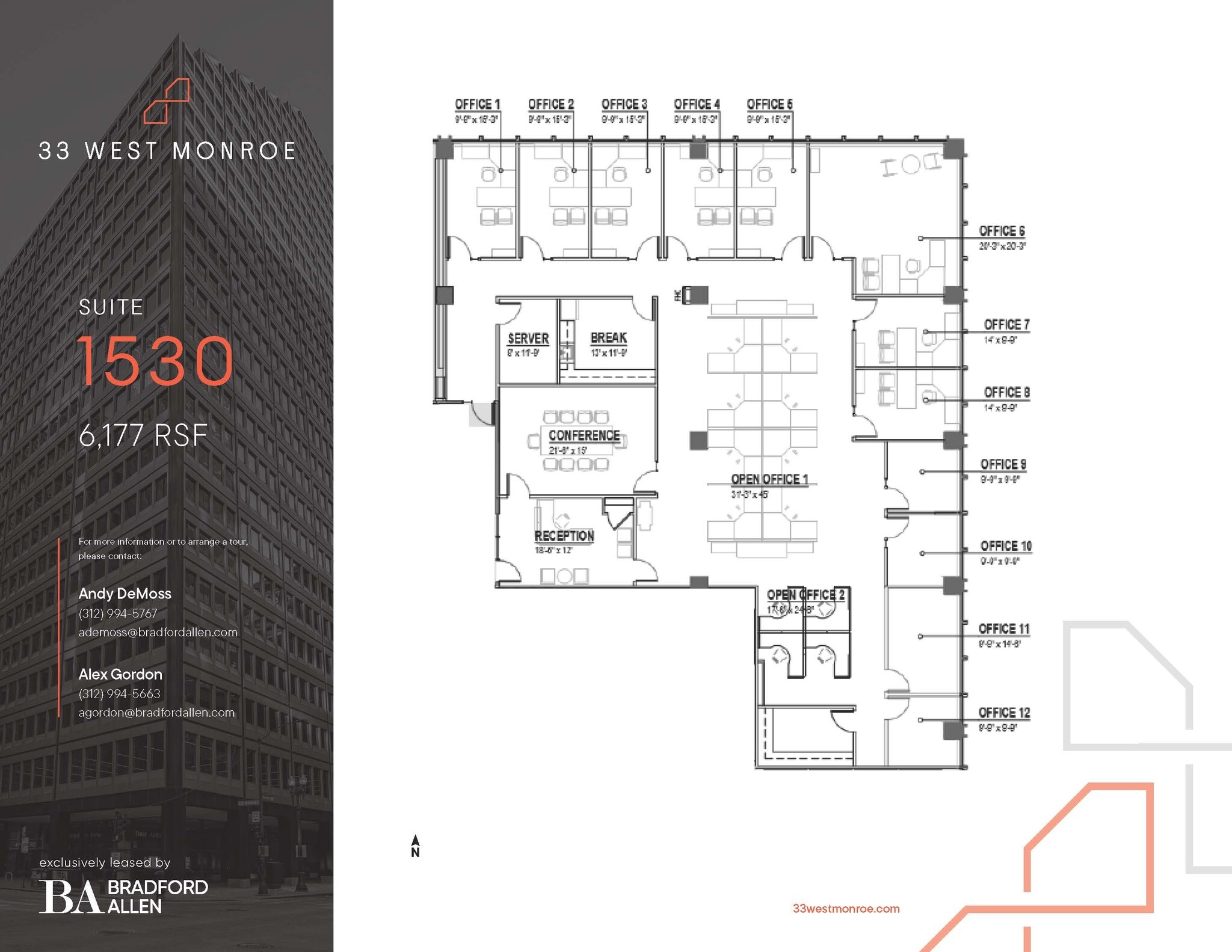 33 W Monroe St, Chicago, IL for lease Floor Plan- Image 1 of 4