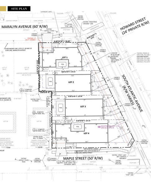 S Atlantic, New Smyrna Beach, FL à vendre - Plan de site - Image 2 de 2