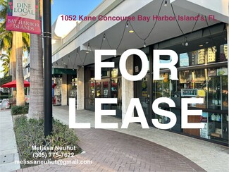 Plus de détails pour 1052 Kane Concourse, Bay Harbor Islands, FL - Vente au détail à louer