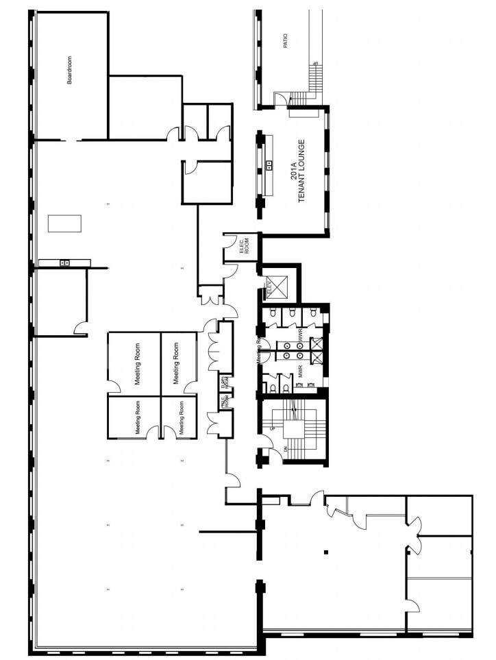 219 Dufferin St, Toronto, ON for lease Floor Plan- Image 1 of 1
