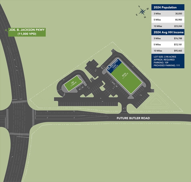 Butler Dr & Joe B Jackson Pkwy, Murfreesboro, TN for lease - Building Photo - Image 1 of 3