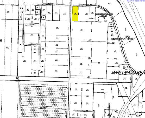 1100 N Florida Mango Rd, West Palm Beach, FL à louer - Plan cadastral - Image 3 de 27