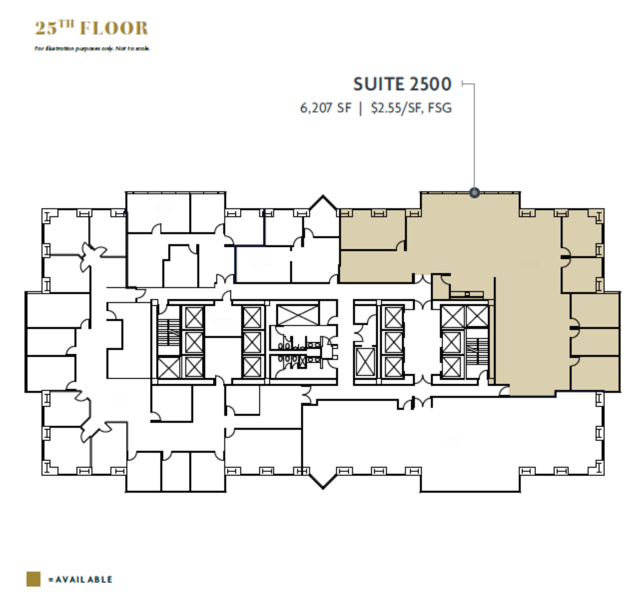 750 B St, San Diego, CA à louer Plan d’étage- Image 1 de 1