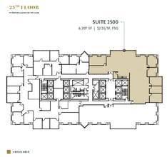 750 B St, San Diego, CA à louer Plan d’étage- Image 1 de 1