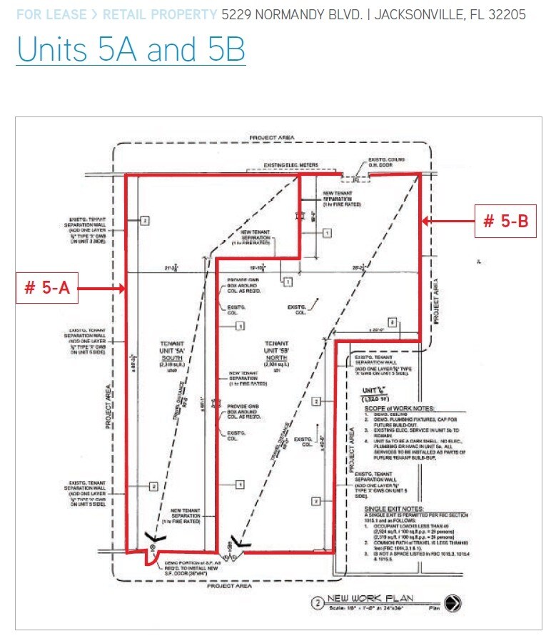 5229 Normandy Blvd, Jacksonville, FL for lease Floor Plan- Image 1 of 1