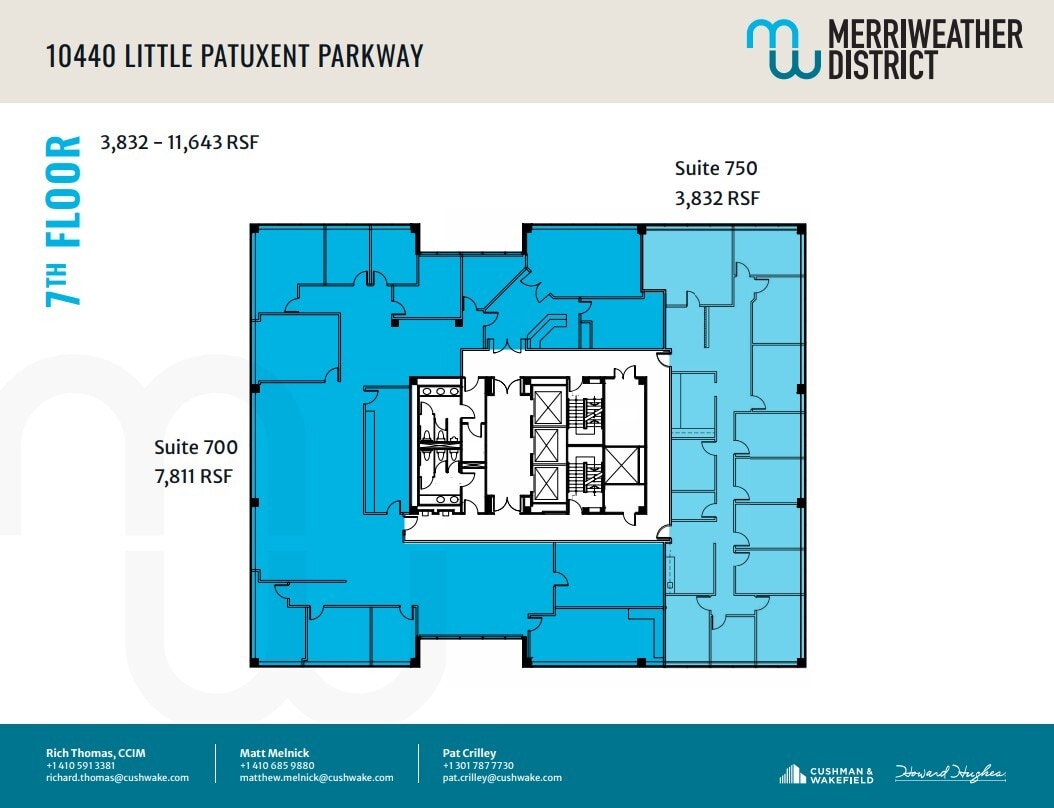 10480 Little Patuxent Pky, Columbia, MD à louer Plan d’étage- Image 1 de 1