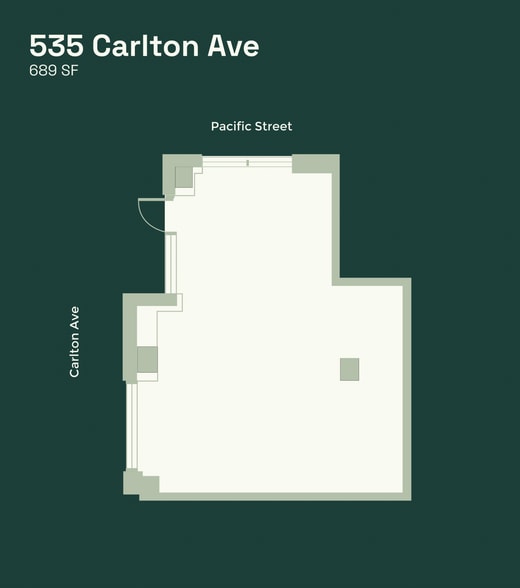 535 Carlton Ave, Brooklyn, NY for lease - Floor Plan - Image 3 of 9