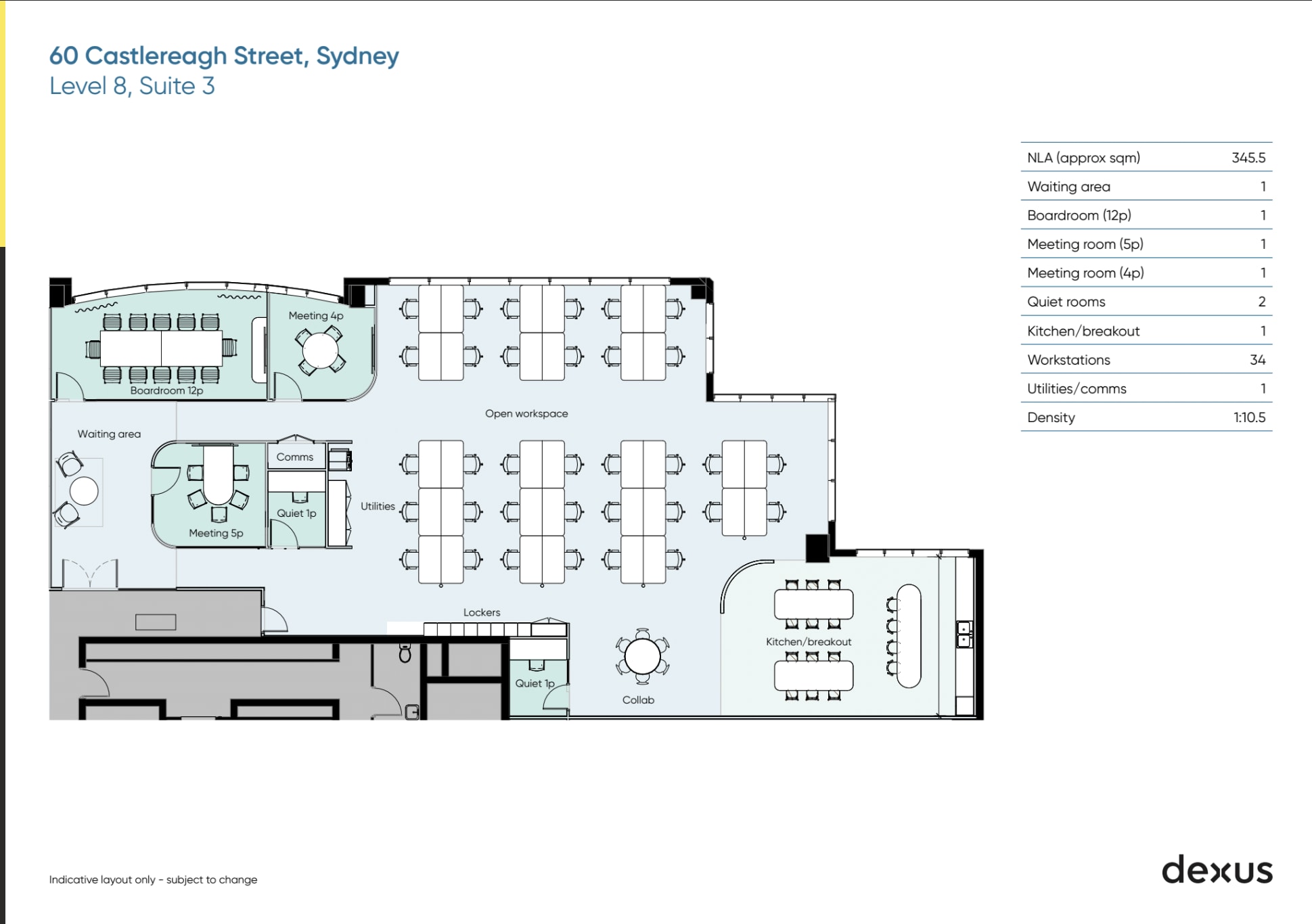 60 Castlereagh St, Sydney à louer Plan d’étage- Image 1 de 1