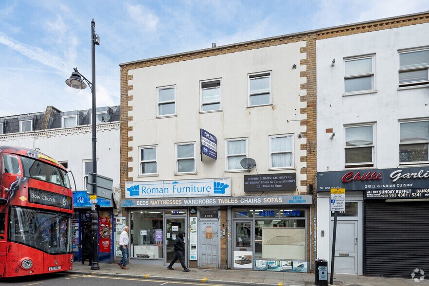 497-499 Roman Rd, Londres à vendre - Photo du bâtiment - Image 2 de 2