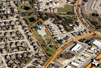 115 Oak Haven Dr, Round Rock, TX - AERIAL  map view