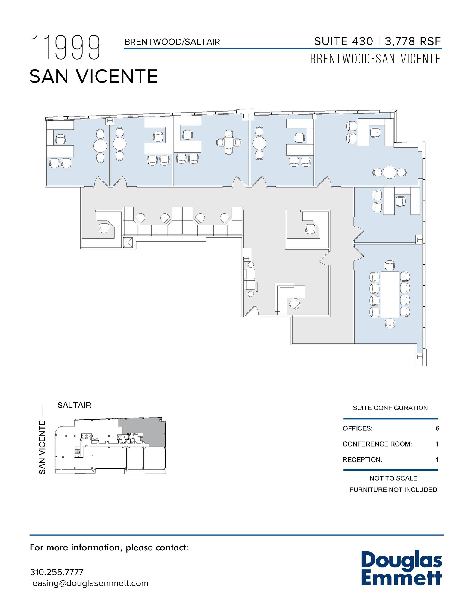 11999 San Vicente Blvd, Los Angeles, CA for lease Floor Plan- Image 1 of 1