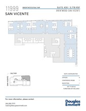 11999 San Vicente Blvd, Los Angeles, CA for lease Floor Plan- Image 1 of 1