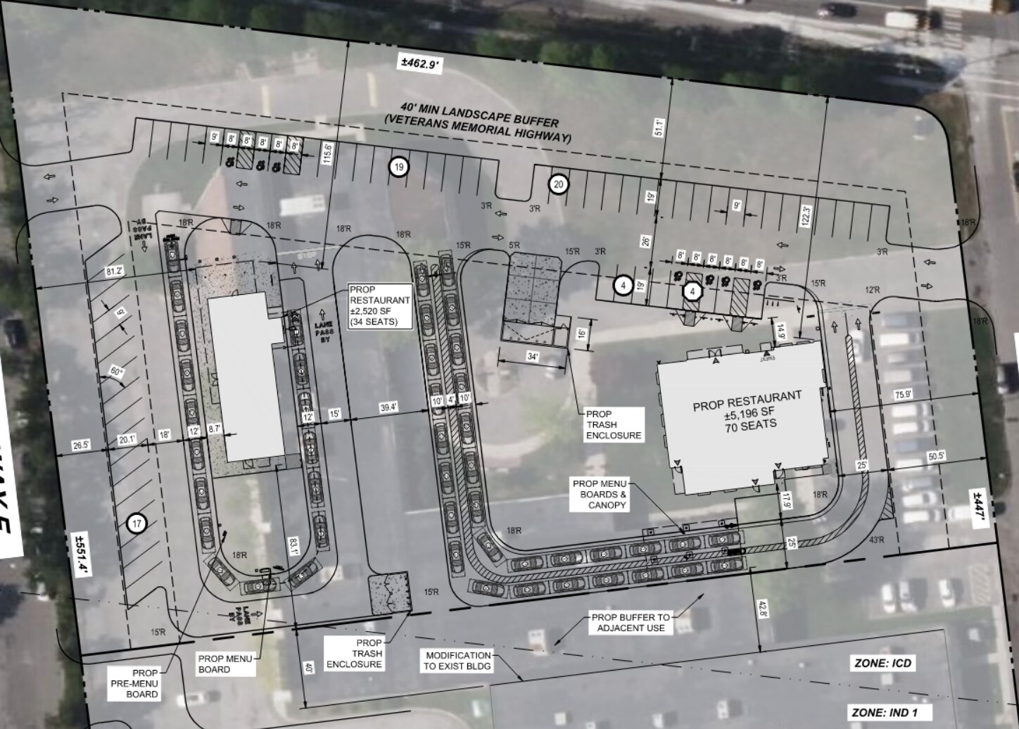 2900 Veterans Memorial Hwy, Bohemia, NY à louer Plan de site- Image 1 de 2