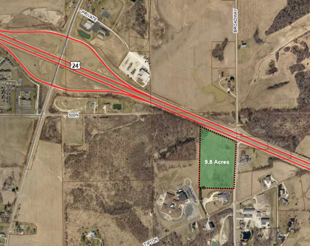 N BROADWAY, Huntington, IN à vendre - Aérien - Image 2 de 3