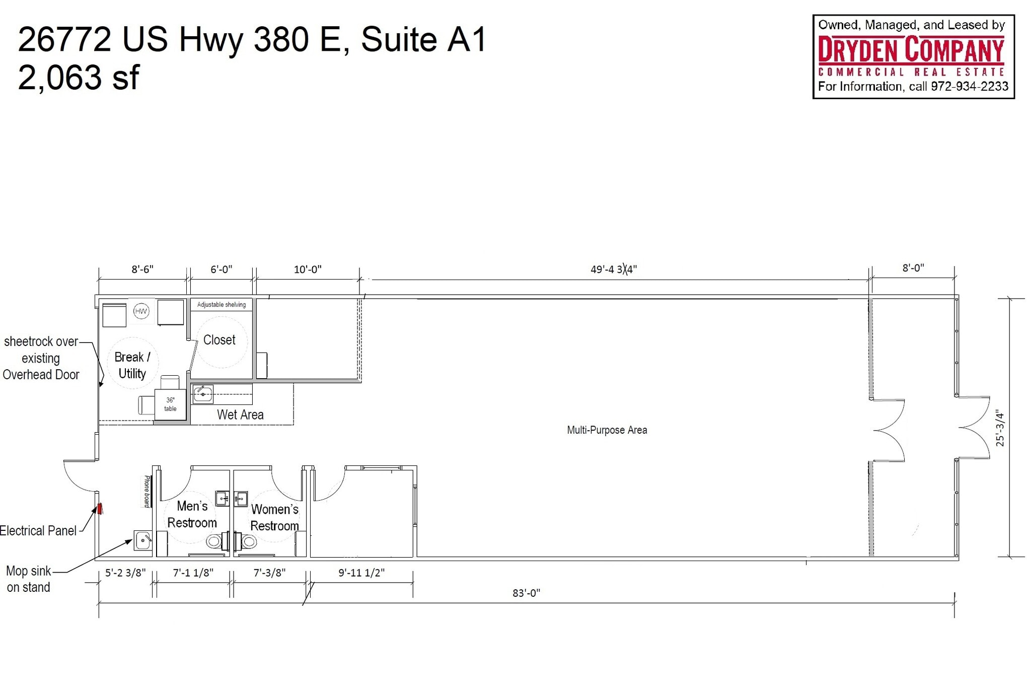 26772 US Hwy 380 E, Little Elm, TX for lease Floor Plan- Image 1 of 1