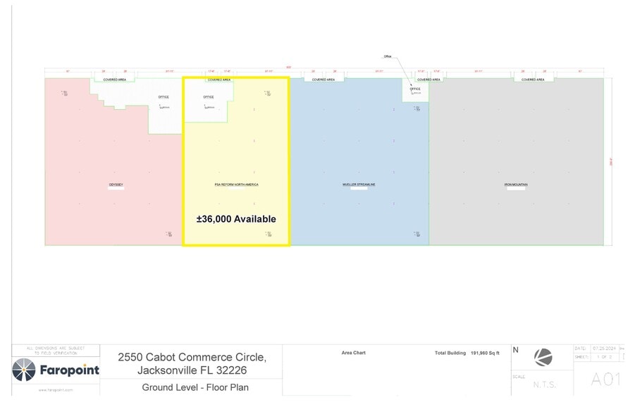 2550 Cabot Commerce Dr, Jacksonville, FL for lease - Floor Plan - Image 2 of 4