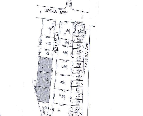 11001 Vulcan St, South Gate, CA à louer - Plan cadastral - Image 2 de 2